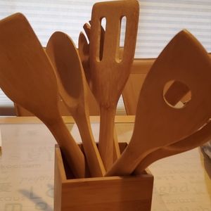 7 piece bamboo set